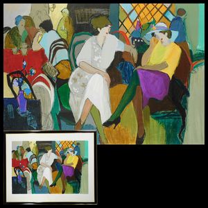 アイザックターカイ Itzchak Tarkay リトグラフ 額装 エディション アイザックターカイ Itzchak Tarkay リトグラフ 額装 エディション