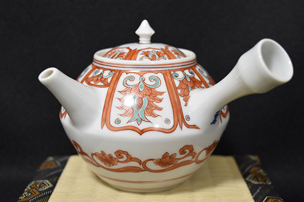 煎茶道具　北村和善作　御室焼　御本手　煎茶碗　五客　共箱　M　R5833 瓶掛(御室焼 和善作) Yahoo!オークション - 煎茶道具 北村和善作 R5833