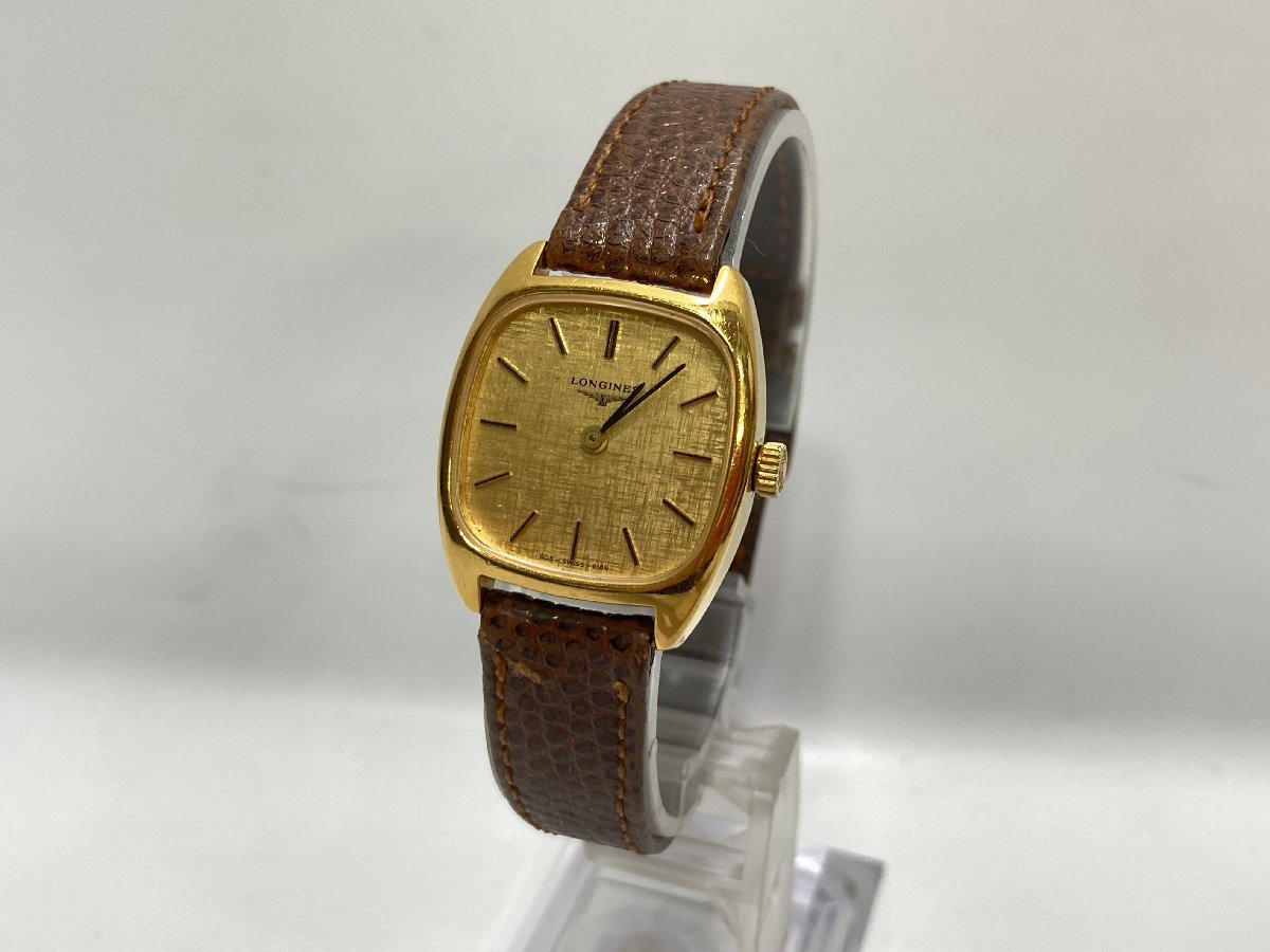 最安値，豊富な 【10k042136】 LONGINES ロンジン ゴールド色 手巻き 