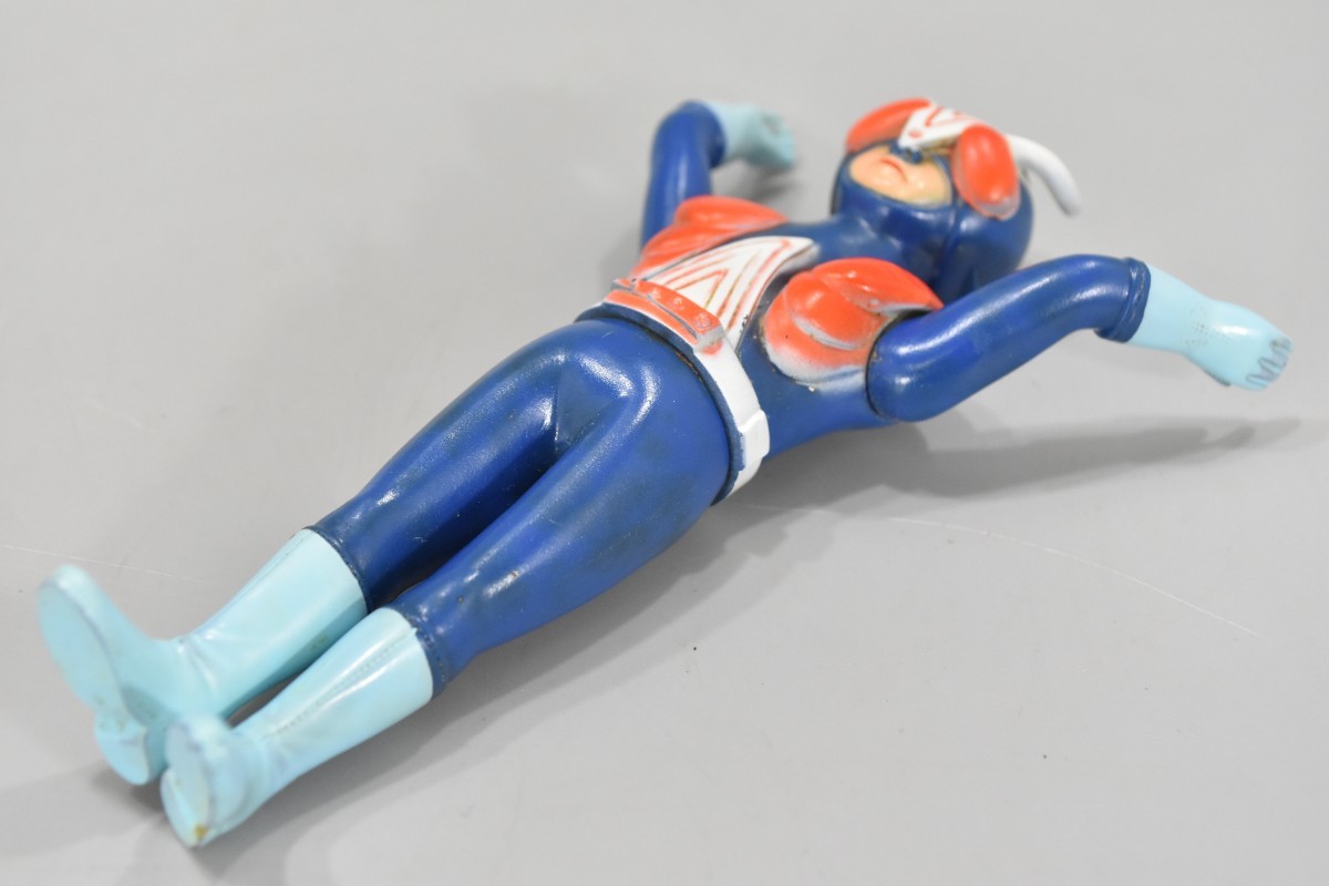 当時物 ポピー ソフビ ライダーマン フィギュア 石森プロ 毎日放送