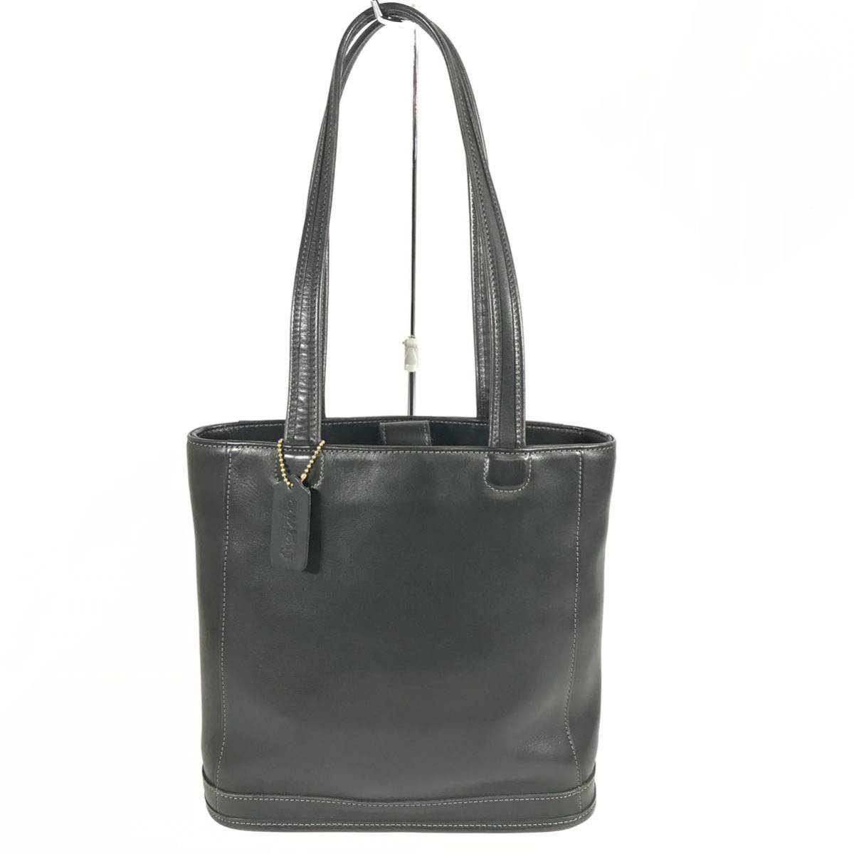 【コーチ】本物 COACH トートバッグ 9305 オールドコーチ 黒色系 ショルダーバッグ 本革 レザー 女性用 レディース USA製