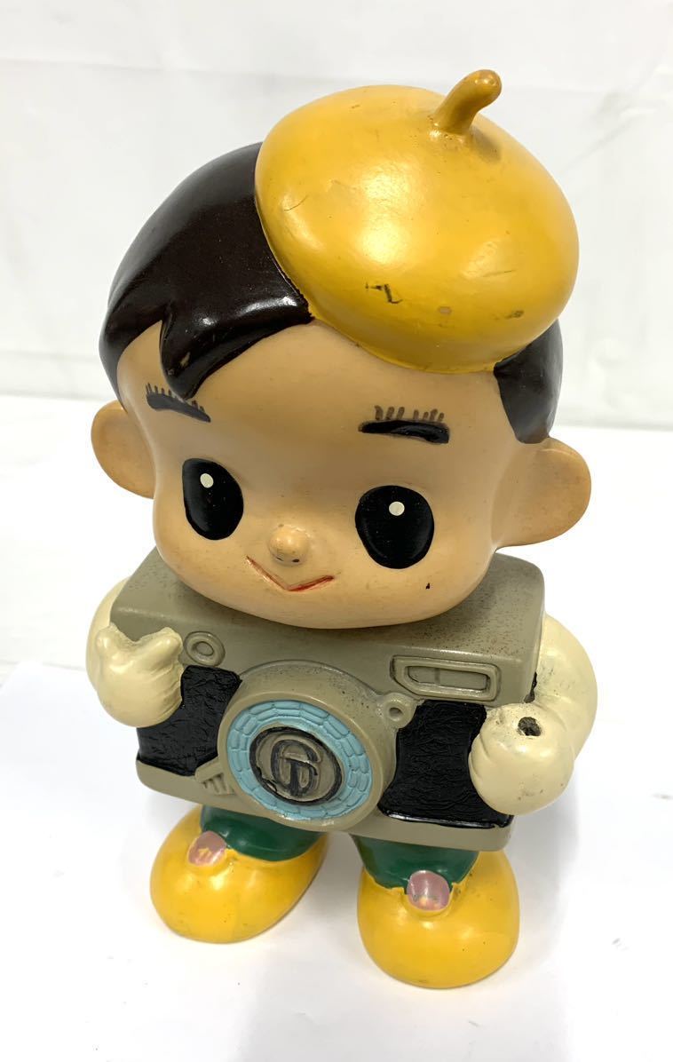 当時物 昭和レトロ 当時物 ソフビ人形 カメラ坊や CPクレジット