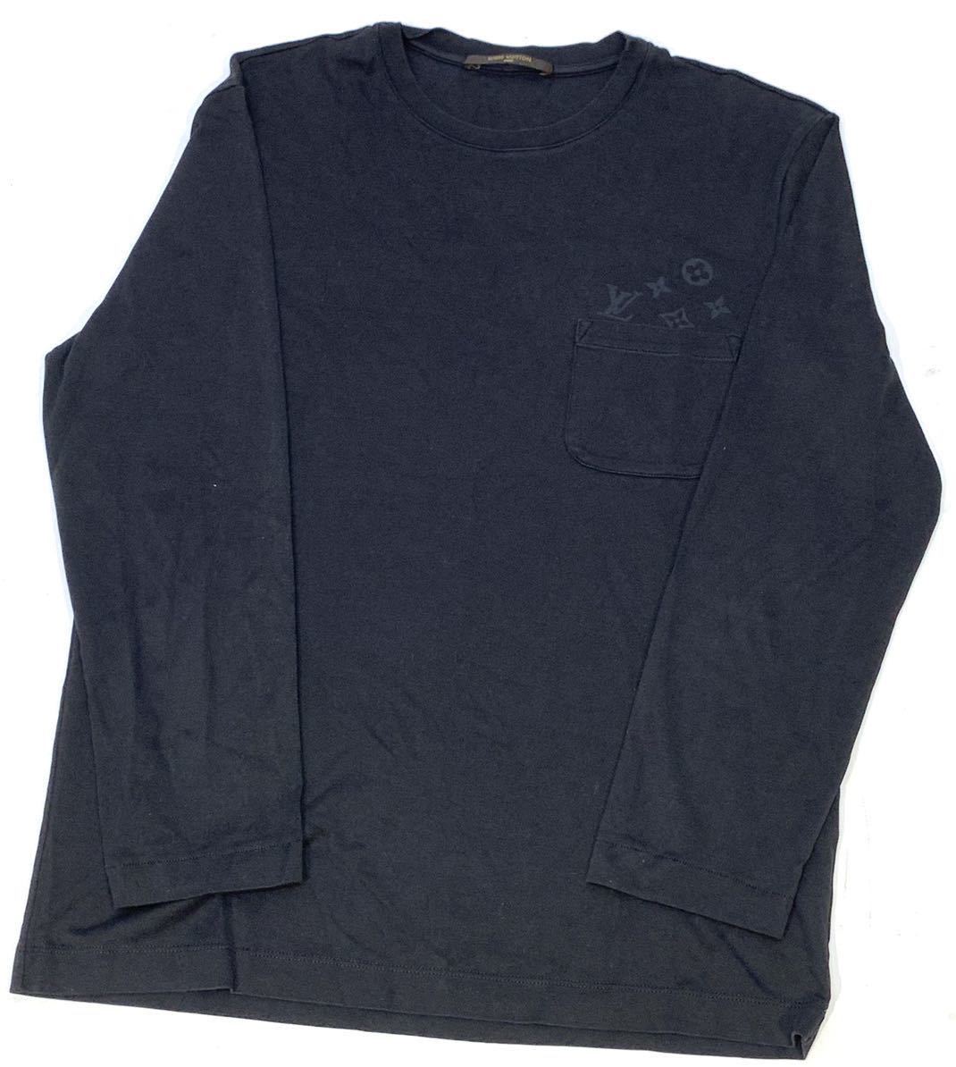 正規品 LOUIS VUITTON ルイ・ヴィトン 長袖コットン Tシャツ LV