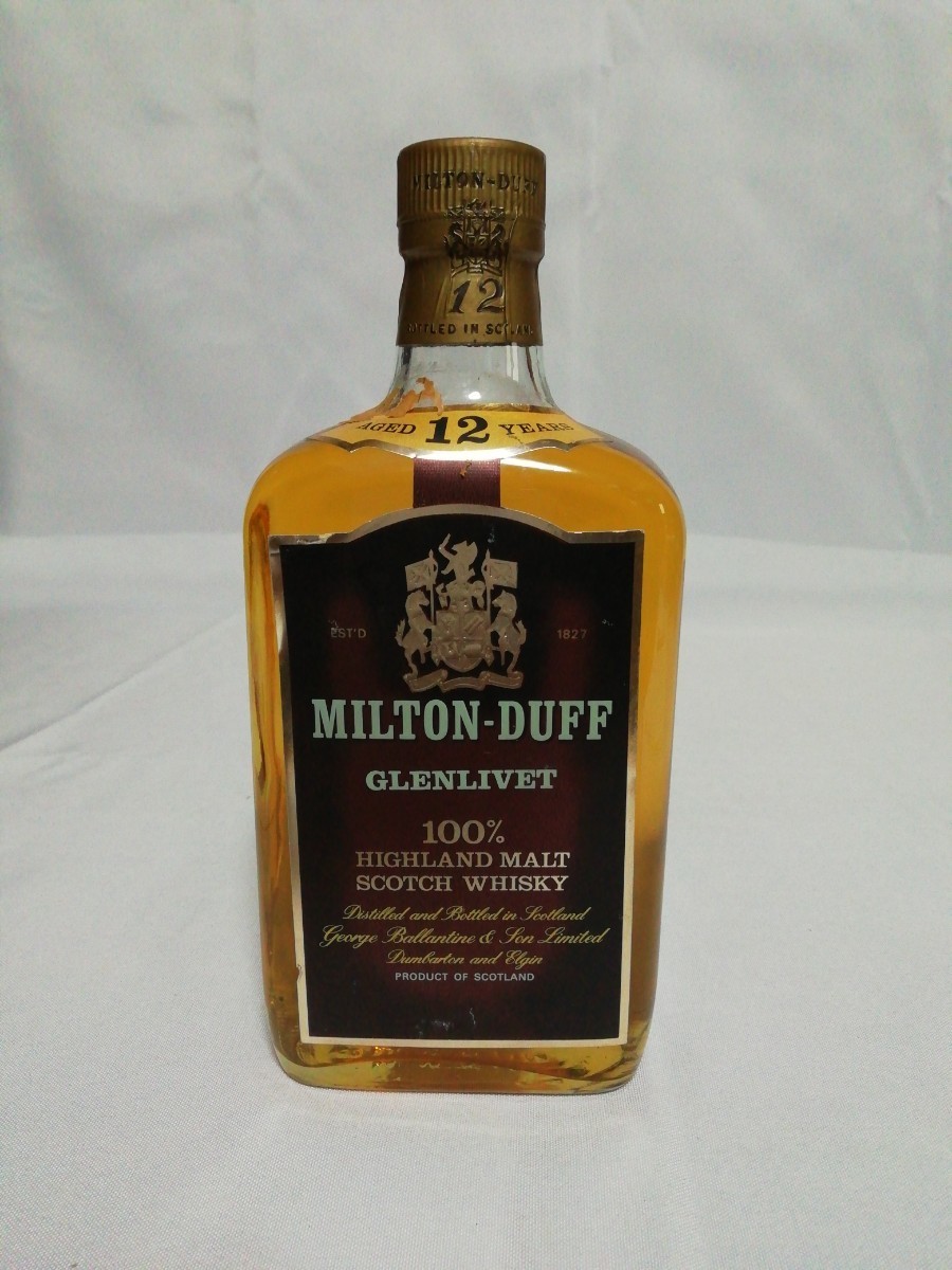 C143-56 MILTON-DUFF ミルトンダフ 12年 スコッチウイスキー SCOTCH