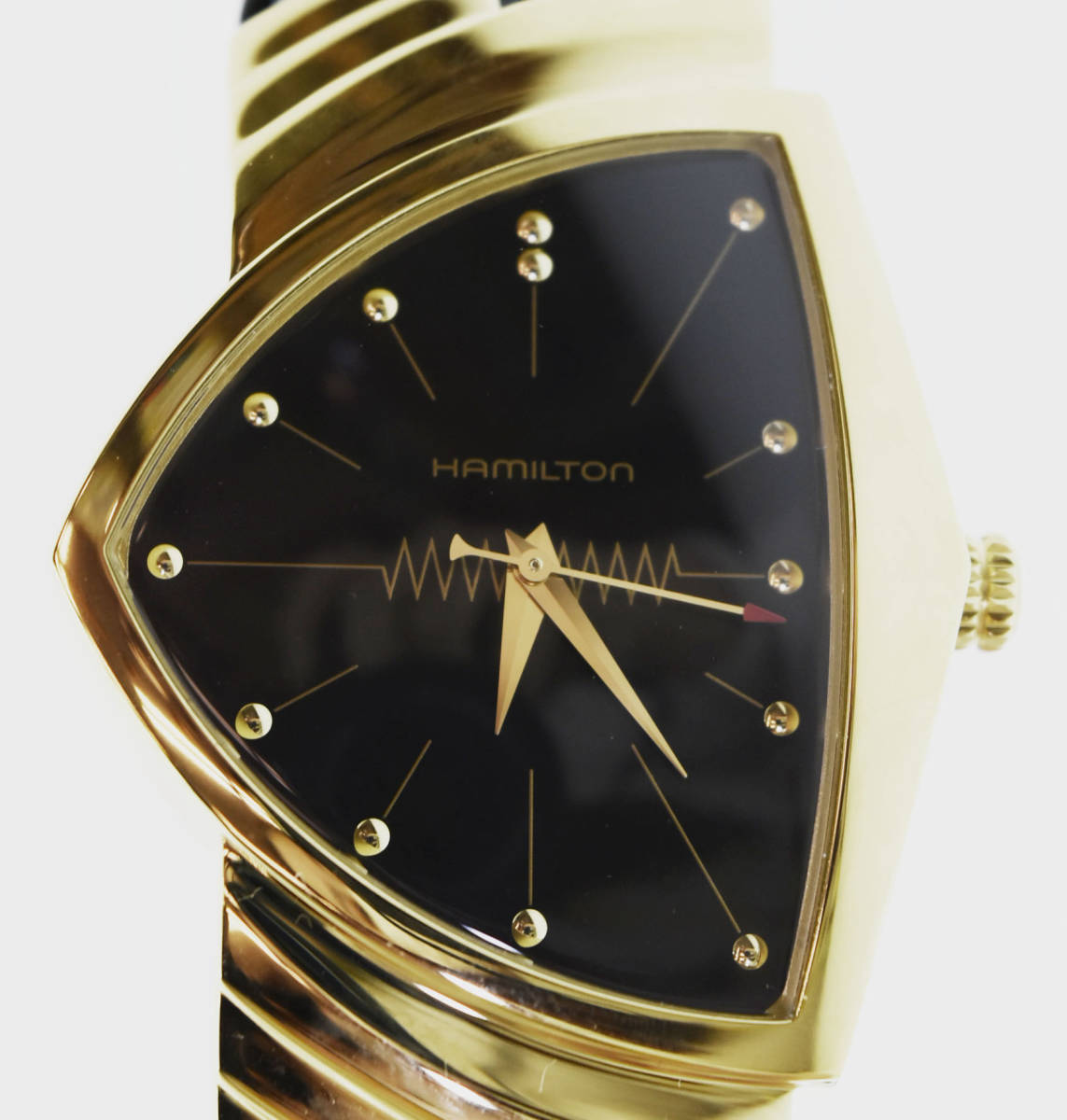 ☆ HAMILTON ハミルトン ベンチュラ クオーツ 腕時計 H243010 黒