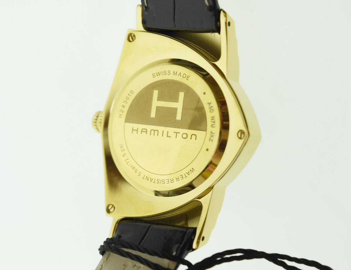 ☆ HAMILTON ハミルトン ベンチュラ クオーツ 腕時計 H243010 黒
