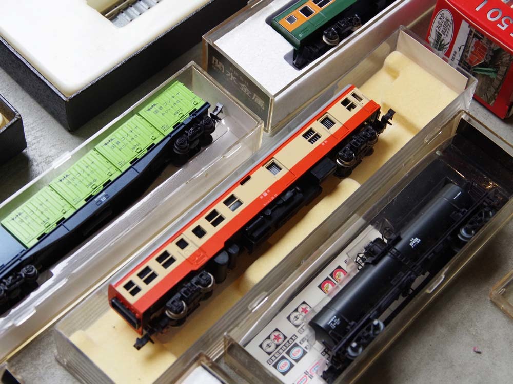 Nゲージ色々レールセット鉄道模型KATOパワーパック他蒸気機関車電車 