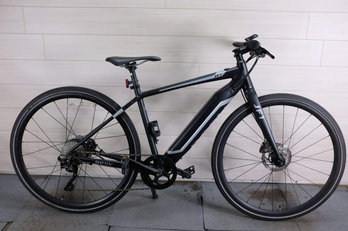 現状ジャンク品☆BESV JF1 電動自転車 10速 Mサイズ 700C☆大容量 