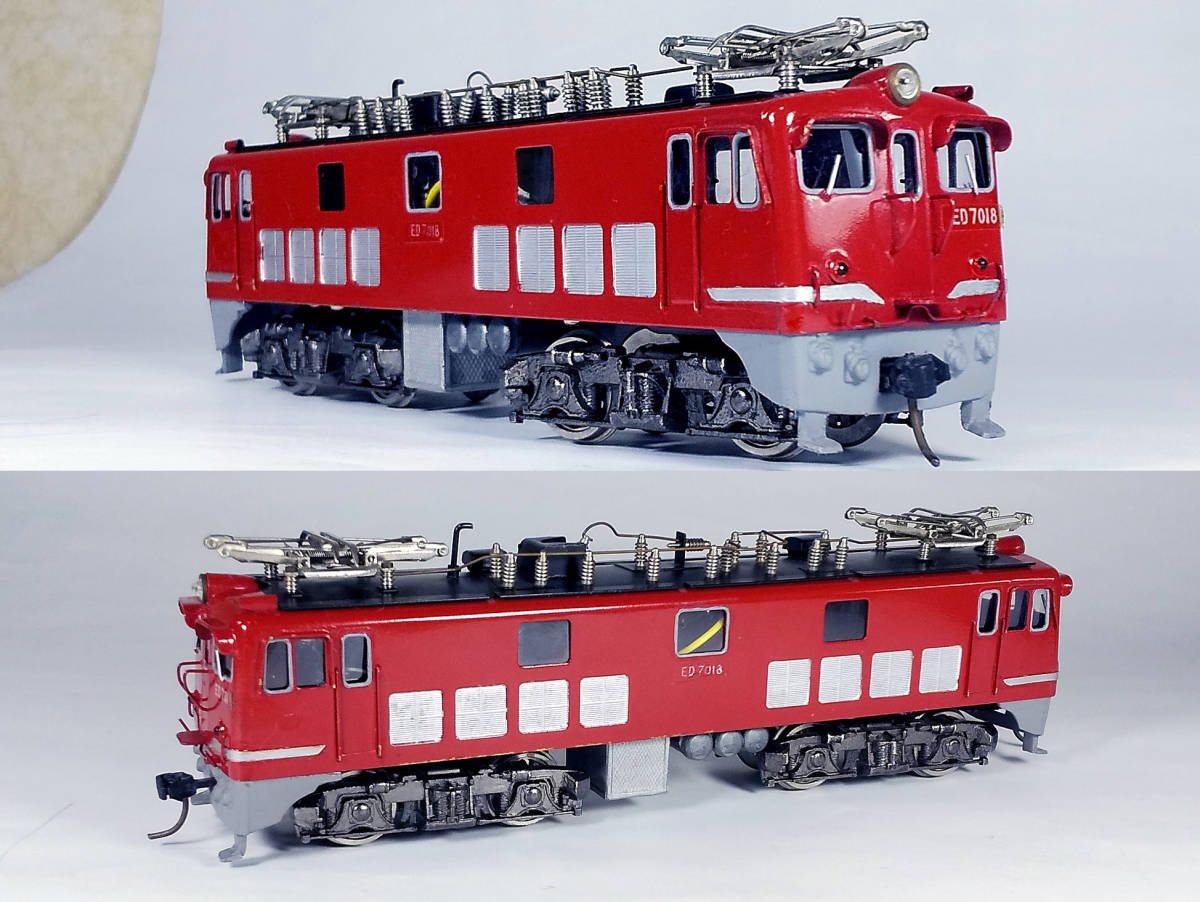 鉄道模型 KTM HOゲージ 16番 国鉄ED70形 電気機関車（未塗装キット