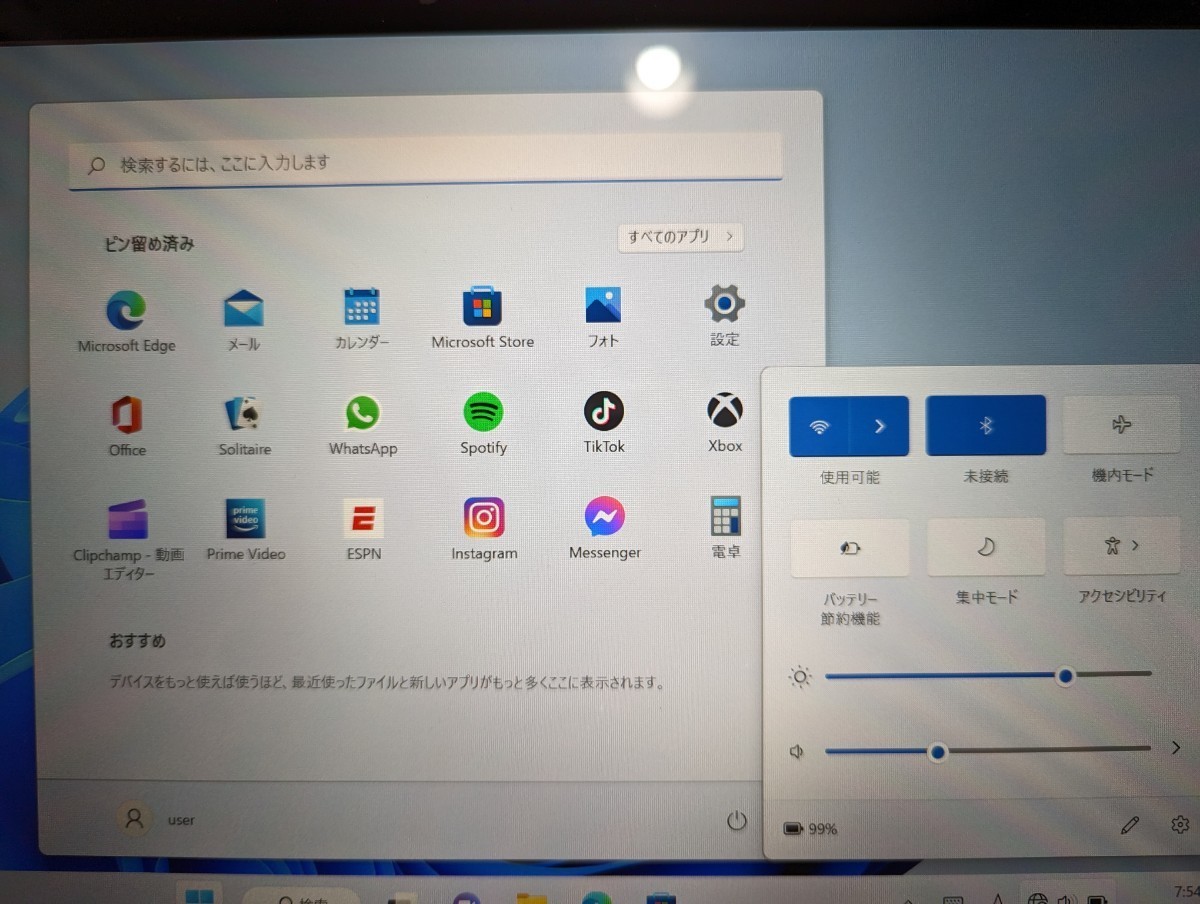 Fujitsu タブレット ARROWS Tab Q737/P /クレードル付