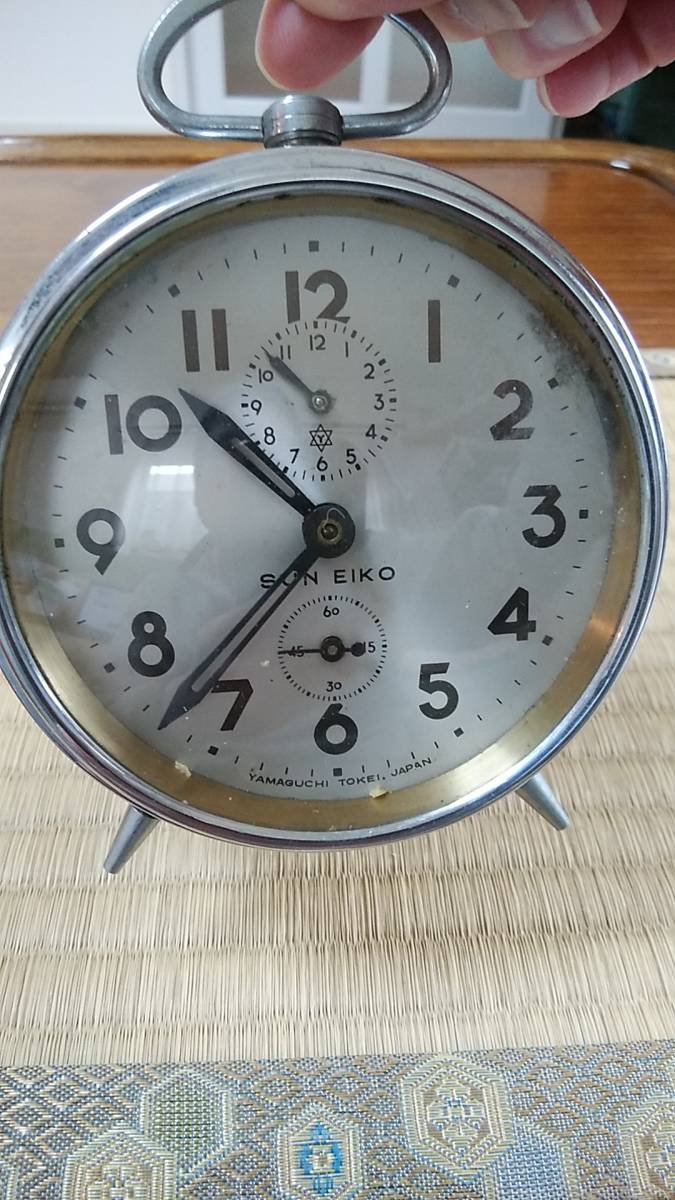 SUN EIKO 山口時計　アラーム時計 レトロ　動作確認済 SUN EIKO 山口時計 アラーム時計 レトロ 動作確認済 SUN EIKO 山口時計