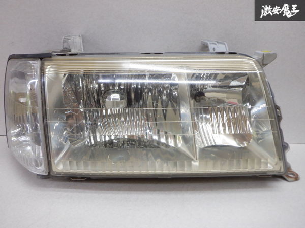 トヨタ純正 JZS151 JZS155 クラウン 後期 ハロゲン ヘッドライト ランプ コーナーレンズ付 右 運転席 KOITO 30-256 KOITO 30-262 棚2I2