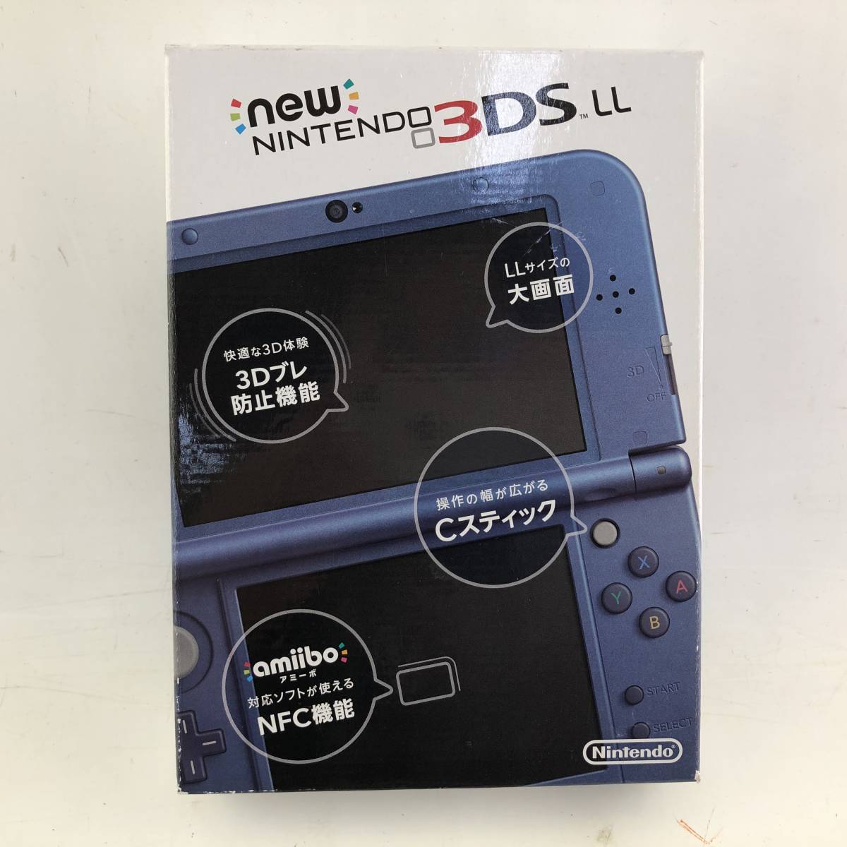 1円～】new NINTENDO3DSLL メタリックブルー 1円～newNINTENDO3DSLL