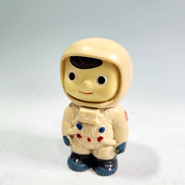 富士銀行 ぼくちゃん 宇宙飛行士 貯金箱 ソフビ 宇宙服 ノベルティ 
