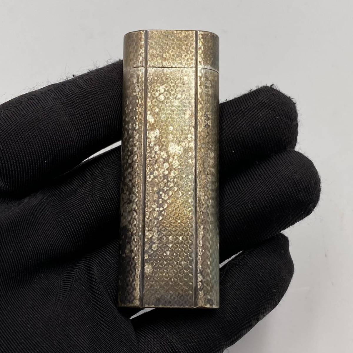 【X-8】Cartier　カルティエ　シルバー　ライター　※着火確認　オイル残量不明