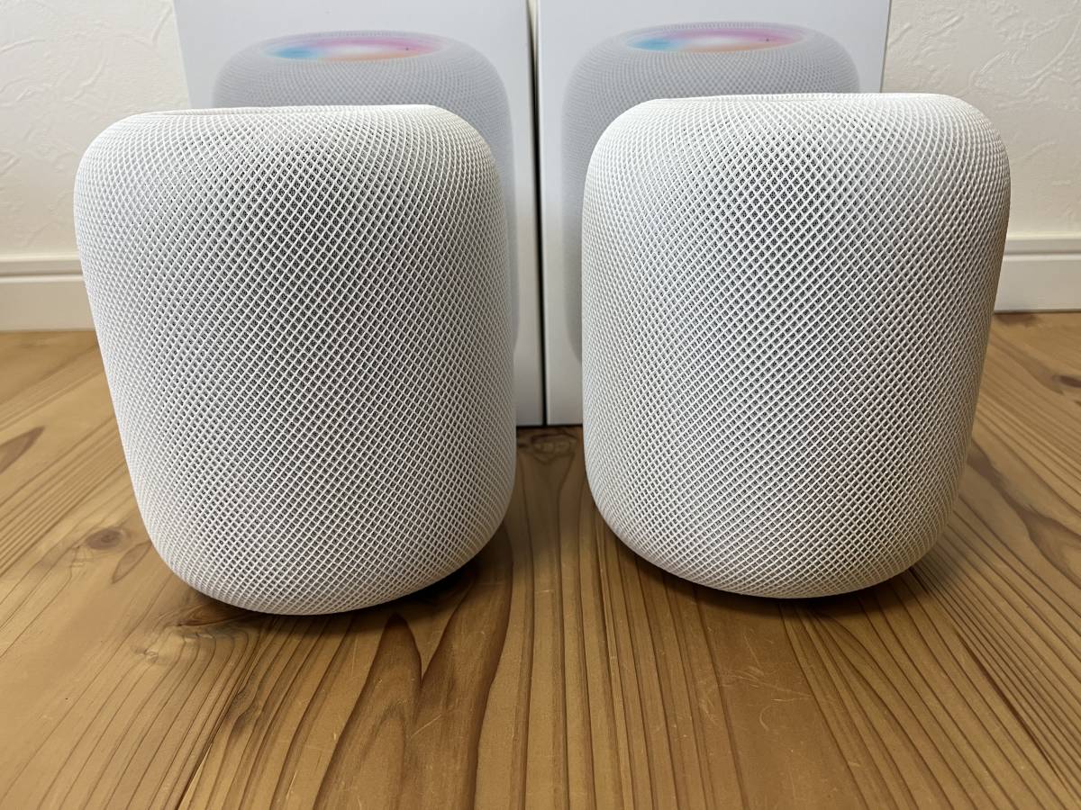 スマートスピーカー Home Pod 第2世代 ホワイト MQJ83J/A ２台
