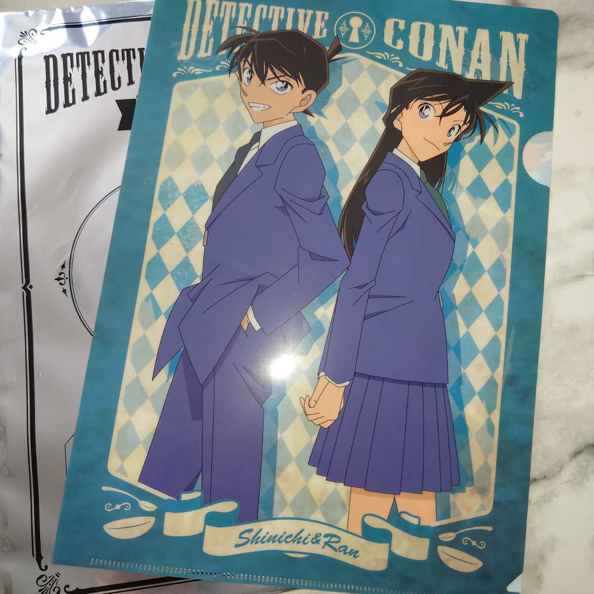 工藤新一＆毛利蘭 A4クリアファイル 名探偵コナン×カレーハウスCoCo 