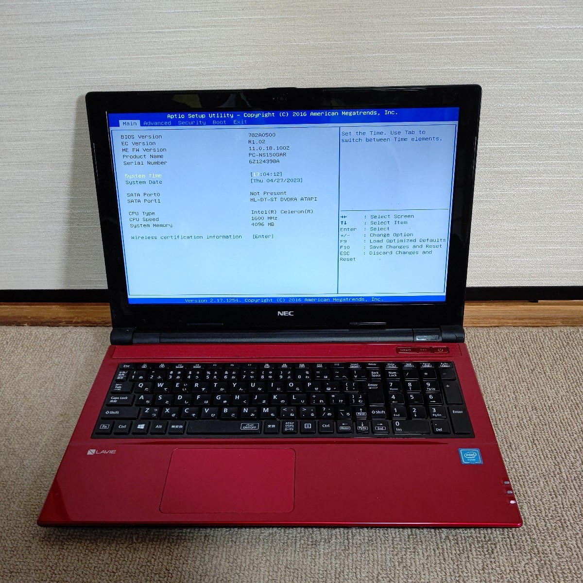 100%新品，低価 NEC LAVIE NS150/G PC-NS150GAR 現状品(15インチ～)｜売買されたオークション情報、yahooの商品情報をアーカイブ公開 - オークファン NEC