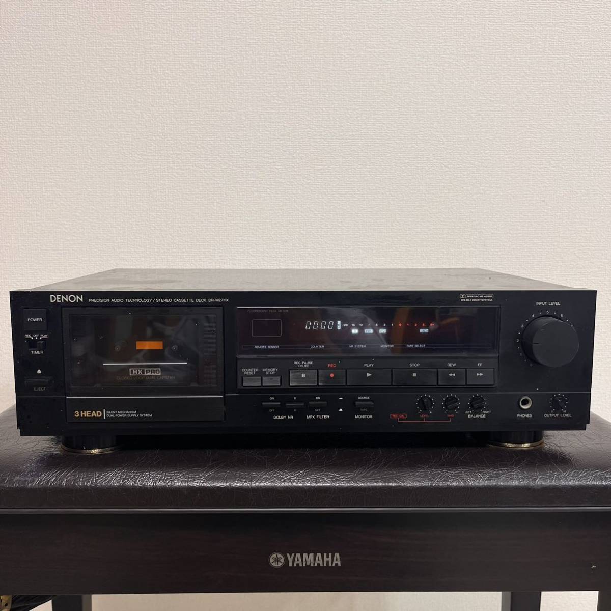 日本製】DENON カセットデッキ DR-M27HX DENON DR-M27HX カセット