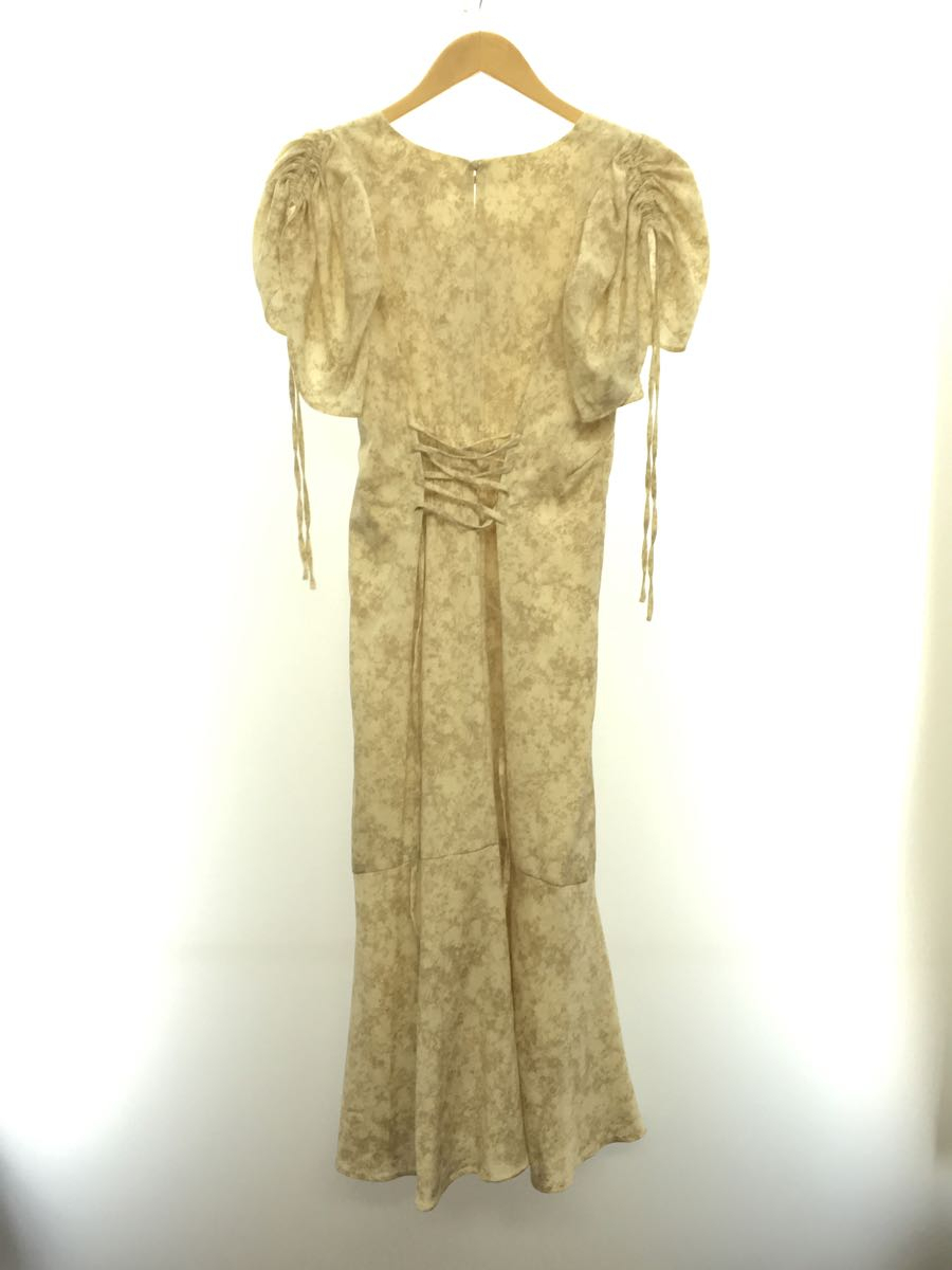 SNIDEL◆Sun Tainaバリエプリントワンピース/0/ポリエステル/CRM/総柄/2022