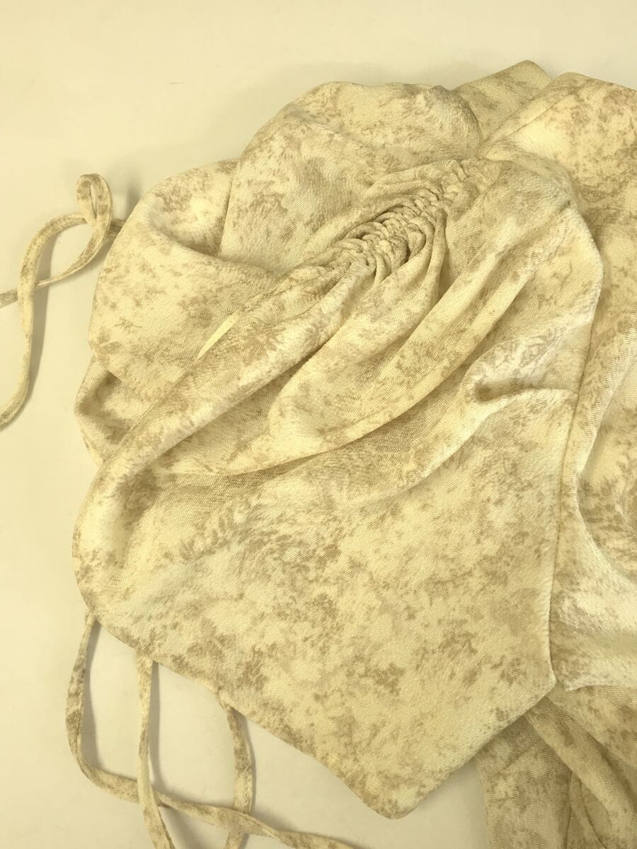 SNIDEL◆Sun Tainaバリエプリントワンピース/0/ポリエステル/CRM/総柄/2022