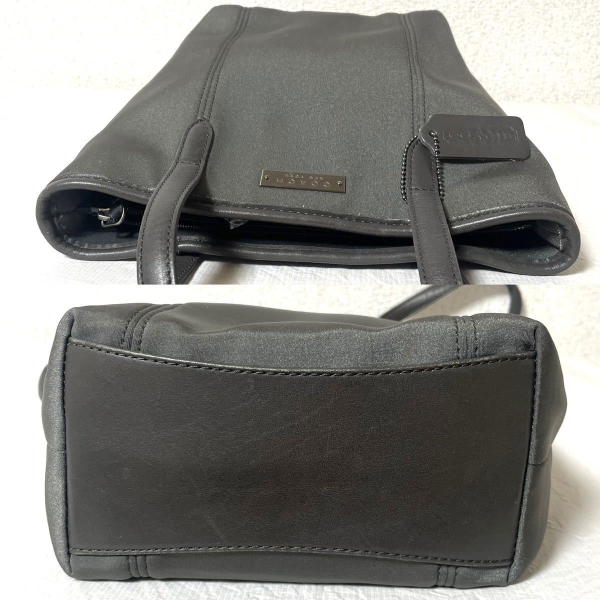 美品】COACH コーチ 6201 トートバッグ ハンドバッグ 肩掛け レザー 