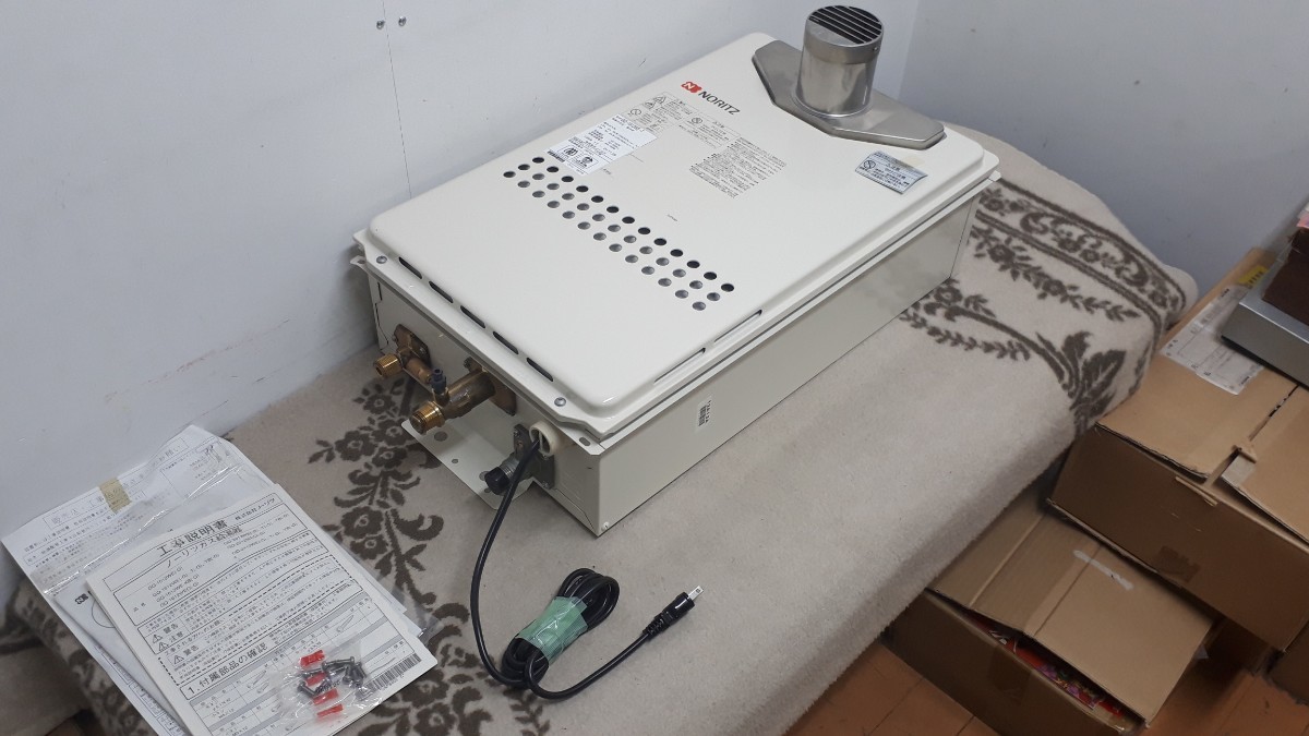 未使用】ガス給湯器 ノーリツ GQ-1612WE-T 1999年製 都市ガス用 50 