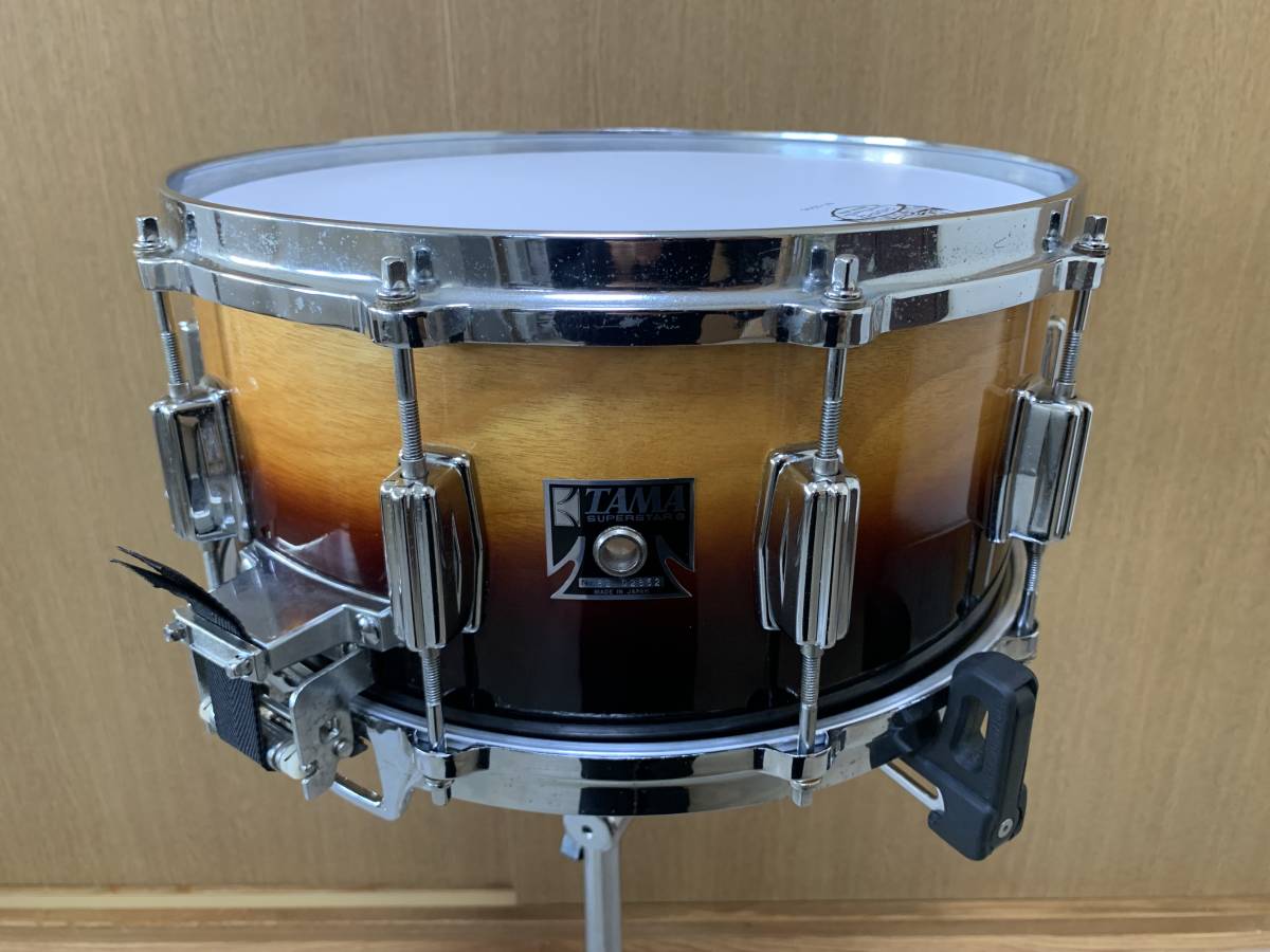 AW456 SUPERSTAR スネアドラム 80年代当時物 バーチシェル 特注 送料