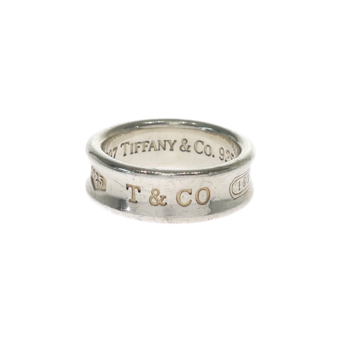 1円スタート TIFFANY&Co. ティファニー 1837 ナローリング SV925