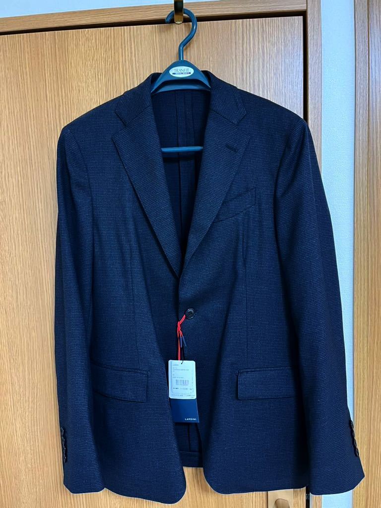 LARDINIラルディーニ ネイビー スーツ ウール サイズ46 通年 easy wear