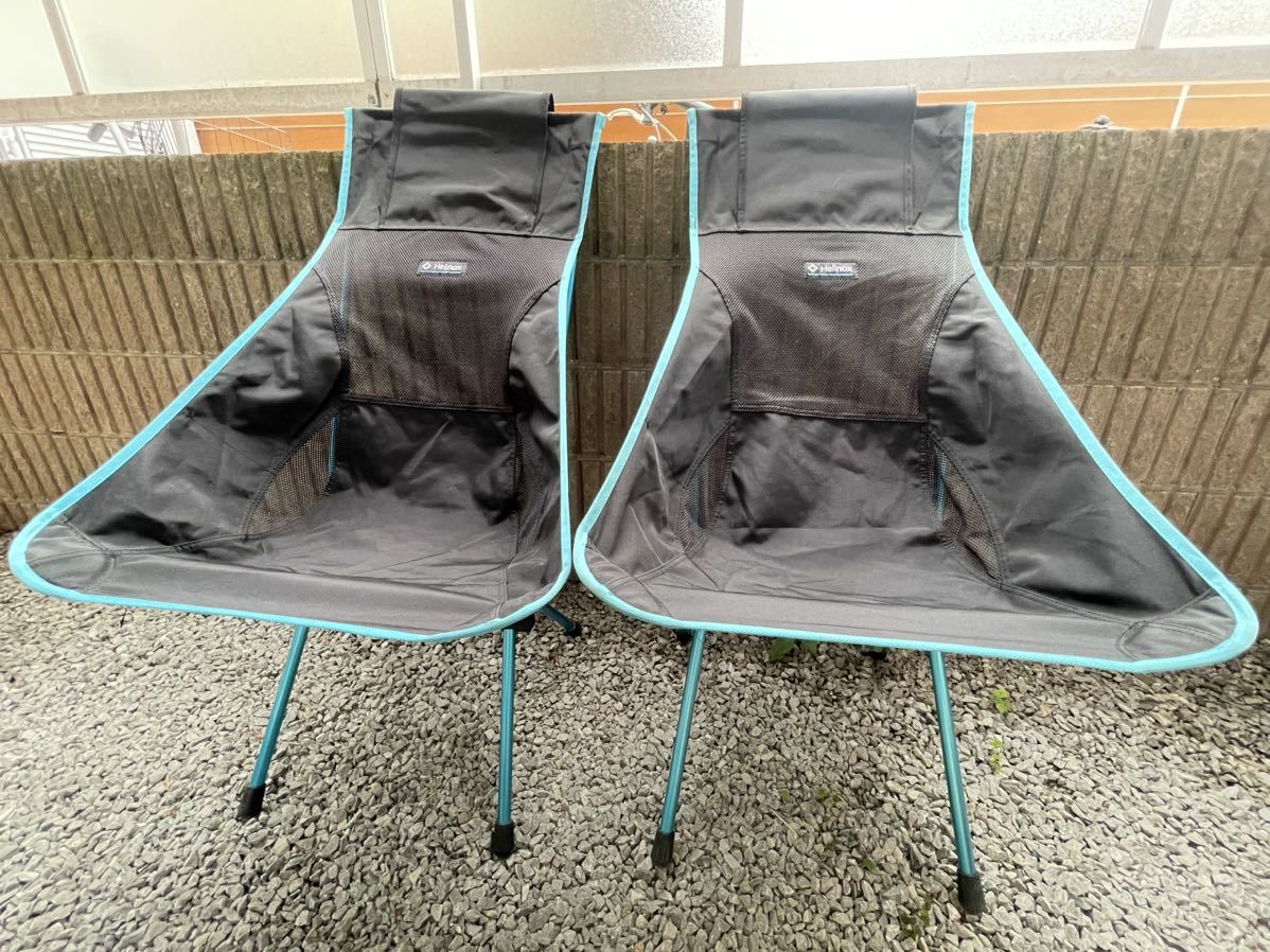Helinox　サンセットチェア　2個セット、1個売りも可能(1脚12，500円)ヘリノックス アウトドアチェア 