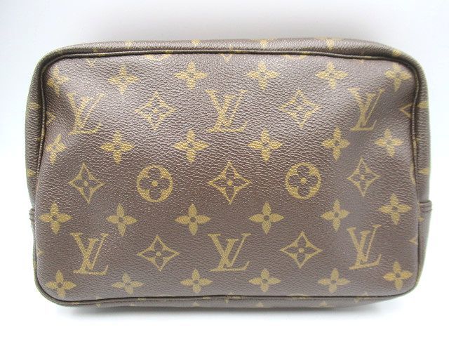 ☆LOUIS VUITTON ルイヴィトン モノグラム M47524 トゥルーストワレット23 セカンドバッグ ポーチ 化粧ポーチ 中古☆