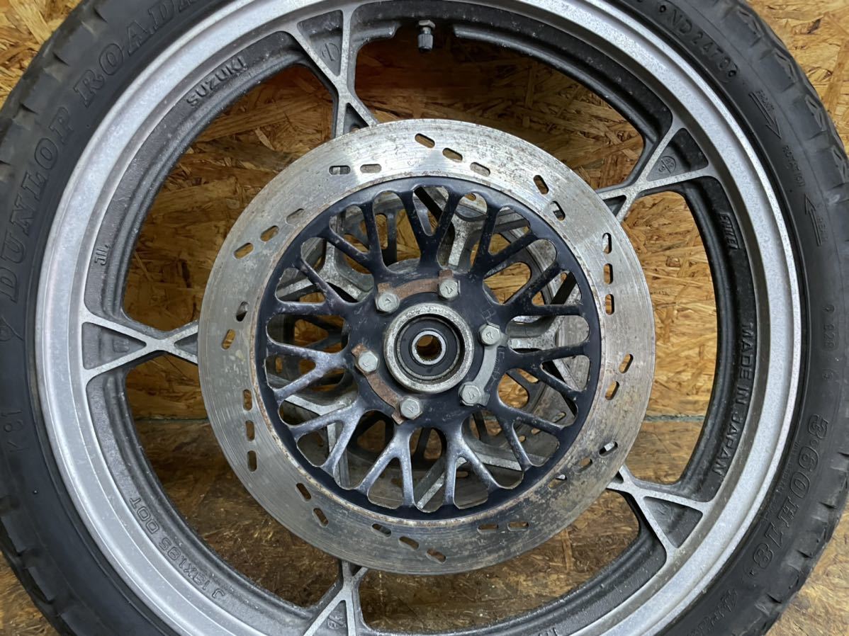 GS400 GSX400E 純正ホイール GS400E 前後セット18インチ 純正ホイール
