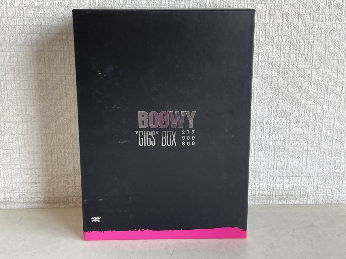 HOT，得価 DVD-BOX/ 処分品 / BOOWY / “GIGS”BOX / 8枚組 / 氷室京介