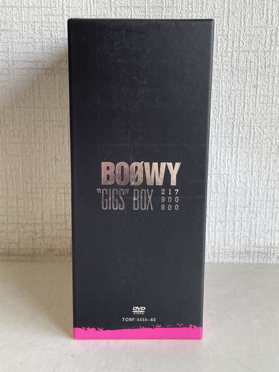 天*理様 値下げ！BOØWY GIGS BOX DVD 8枚組セット HOT，得価 DVD-BOX/ 処分品 / BOOWY / “GIGS”BOX / 8枚組 / 氷室京介
