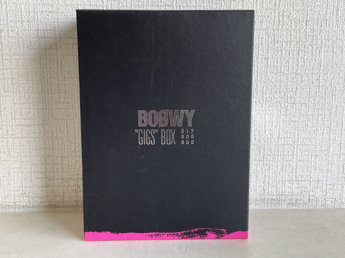 HOT，得価 DVD-BOX/ 処分品 / BOOWY / “GIGS”BOX / 8枚組 / 氷室京介