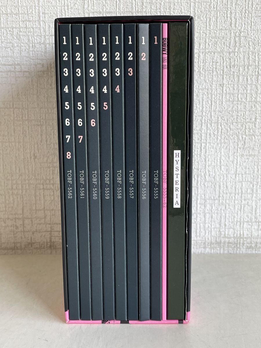 BOOWY GIGS BOX 8枚組 DVD HOT，得価 DVD-BOX/ 処分品 / BOOWY / “GIGS”BOX / 8枚組 / 氷室京介