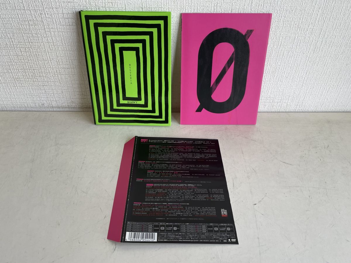 HOT，得価 DVD-BOX/ 処分品 / BOOWY / “GIGS”BOX / 8枚組 / 氷室京介