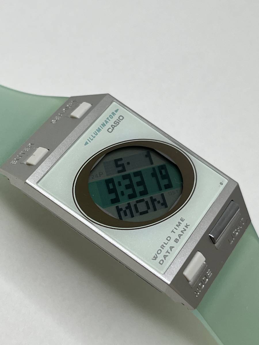 CASIO FS 00 PELA Film Watch Data Bank Vintage Rare Slim Japan