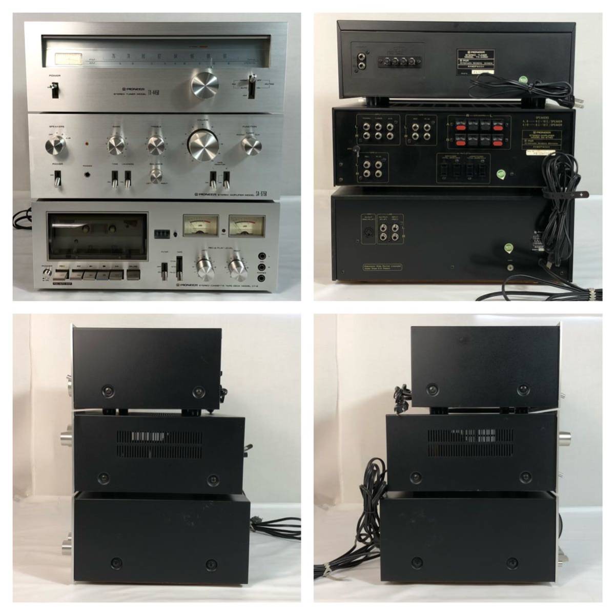 4/3n1 オーディオ 3点 Pioneer TX-4450 SA-6750 CT-2 パイオニア  