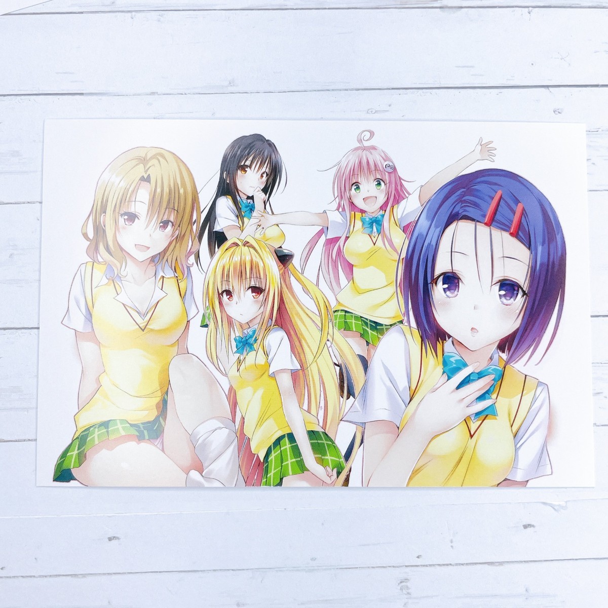 ☆ To LOVEる とらぶる 15周年記念原画展 ポストカード ヤミ ララ