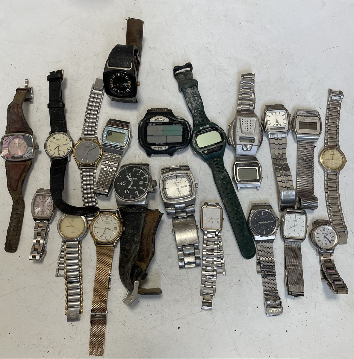 腕時計 大量まとめ売り 109本　SEIKO、CITIZEN、LONGINES等 大量100本以上腕時計 まとめ売り SEIKO シチズン CASIO 他 SEIKO 時計