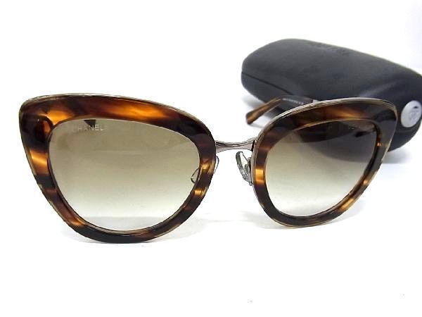 1円 CHANEL シャネル 5368 C.1579/3M ココマーク マトラッセ べっ甲調 