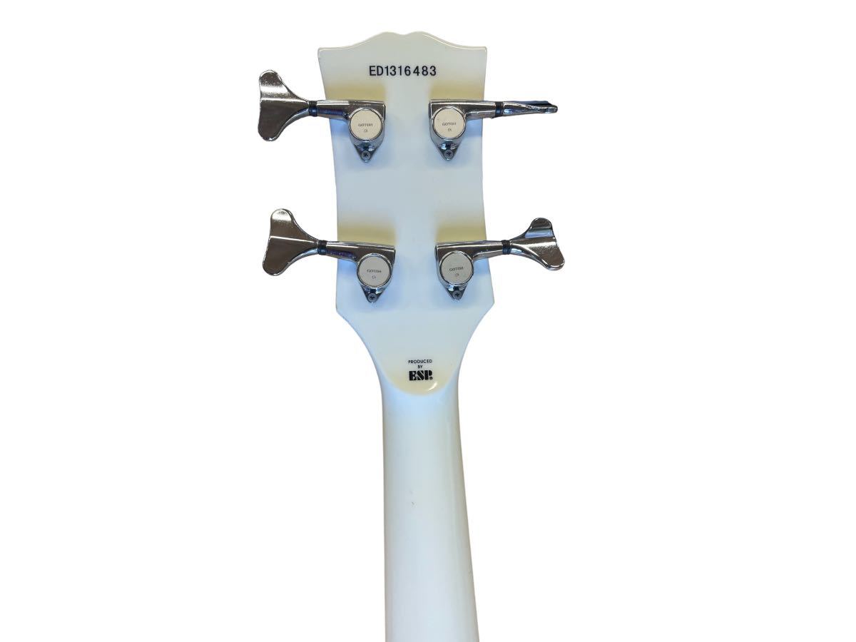現状品】Edwards レスポールタイプ エレキベース エドワーズ ホワイト