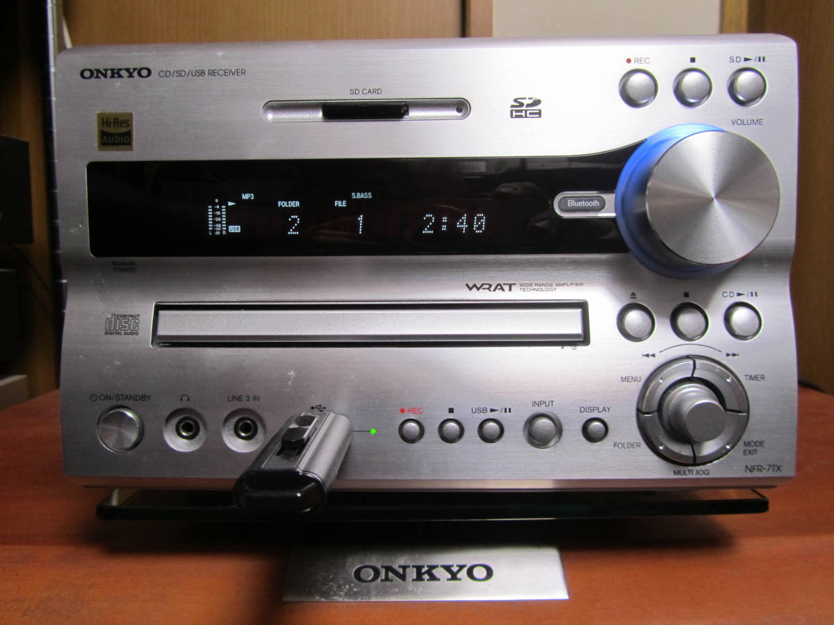 ONKYO NFR-7 NFR 7TX ジャンク オーディオ機器 ☆ジャンク