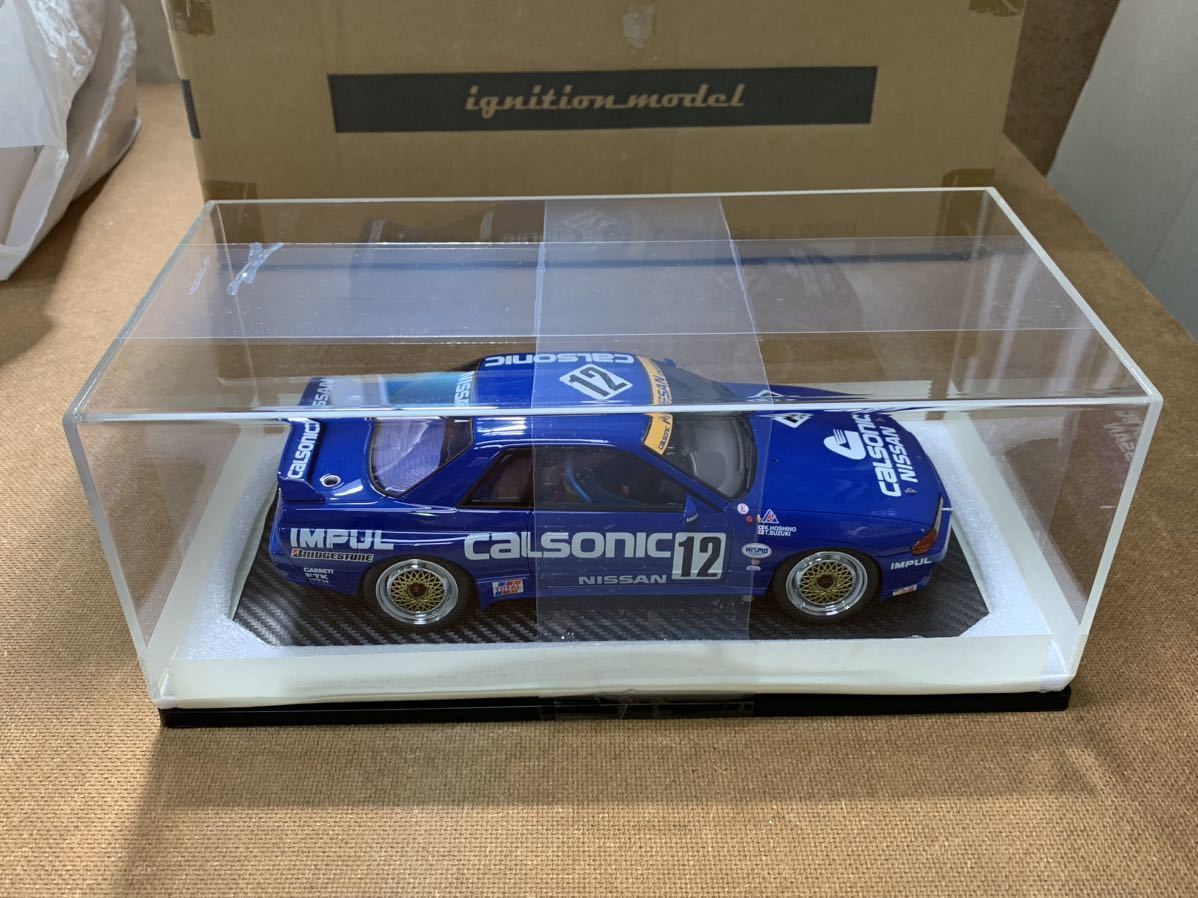 Ignition model 1/18 CALSONIC SKYLINE #12 R32 GT-R 1990 JTC Debut
