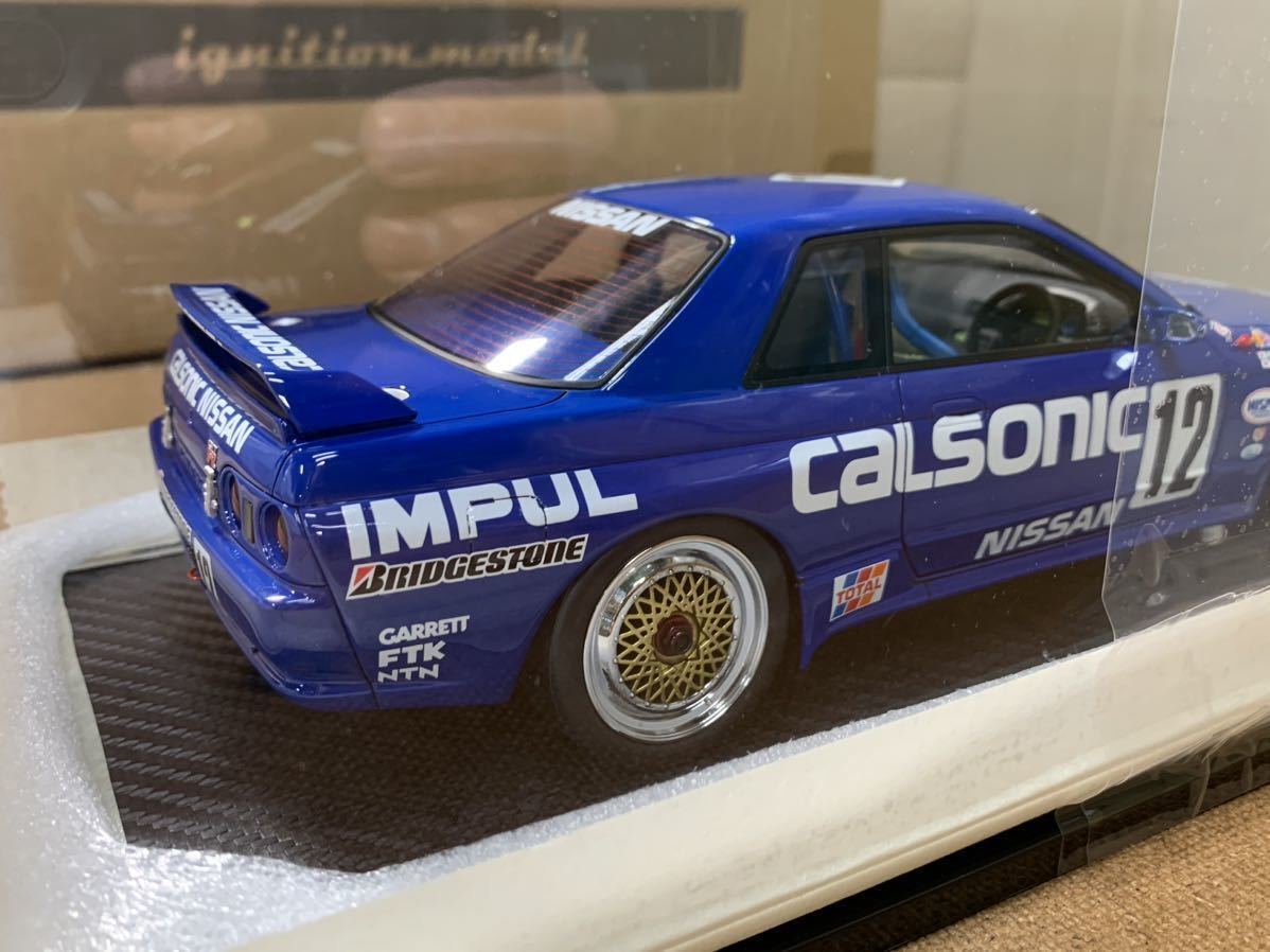 Ignition model 1/18 CALSONIC SKYLINE #12 R32 GT-R 1990 JTC Debut