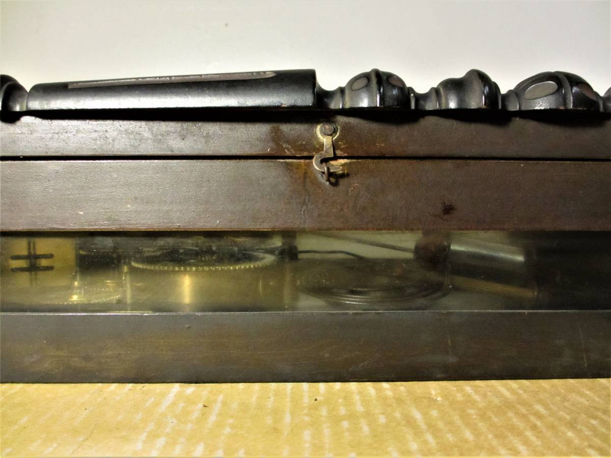 柱時計 掛時計 メーカー不明 稼動品 アンティーク メーカー不明 柱時計