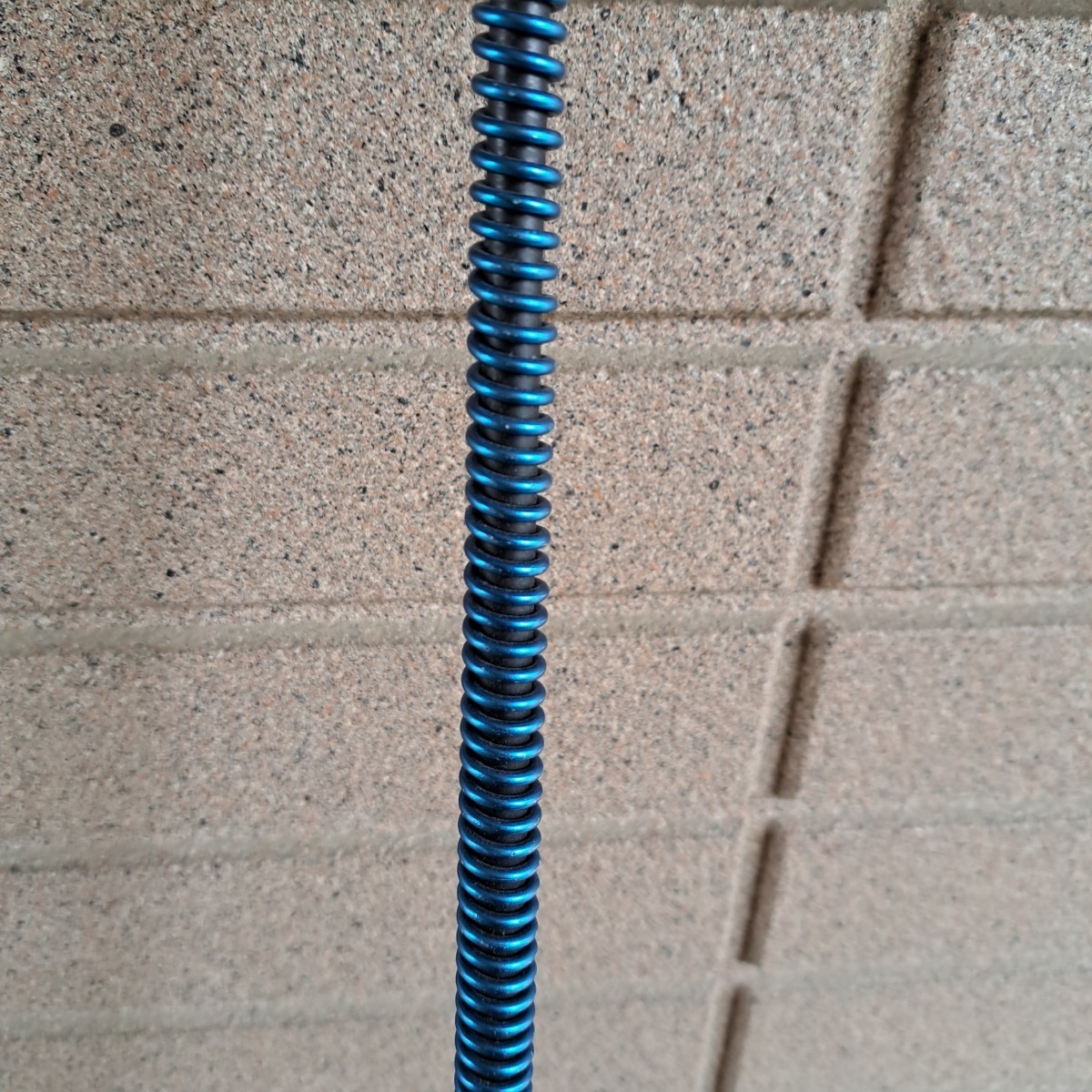 デコトラ 、希少、ブルー線ヘリカルアンテナ。 ヘリカルアンテナ