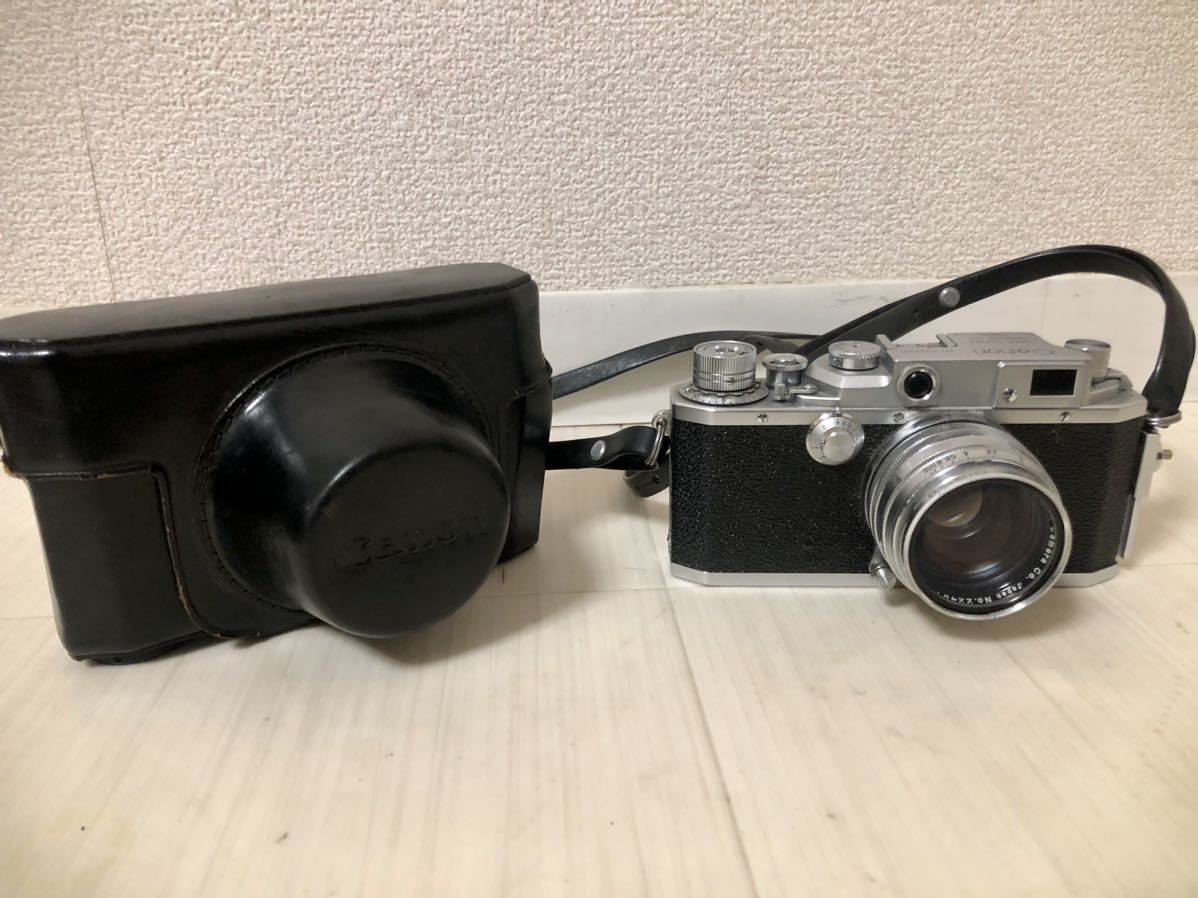 Canon P フィルムカメラ 50mm F1.8 革ケース付 #387 Canon P フィルムカメラ 50mm F1.8 革ケース付 #387 Canon P